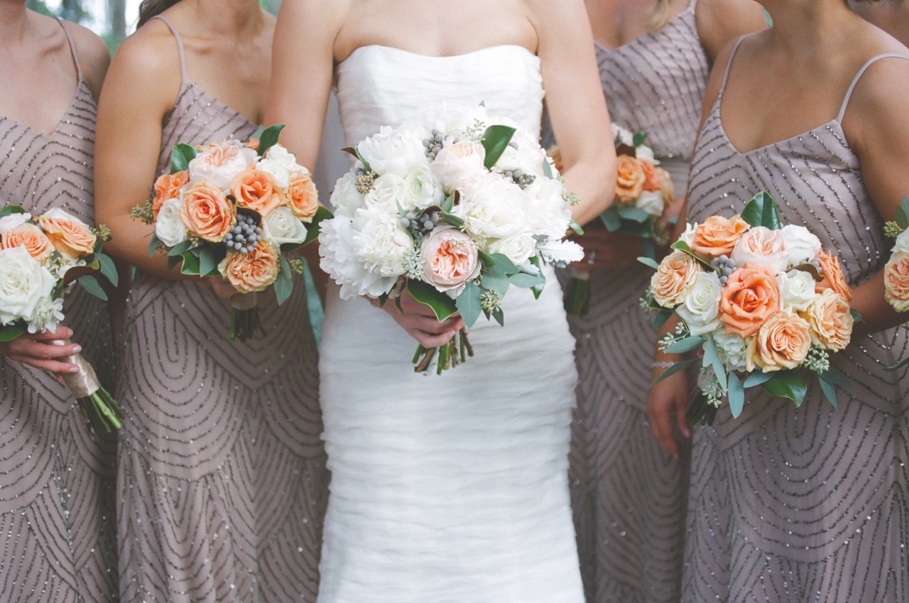 Wedding party portrait at a Hilton Head celebration